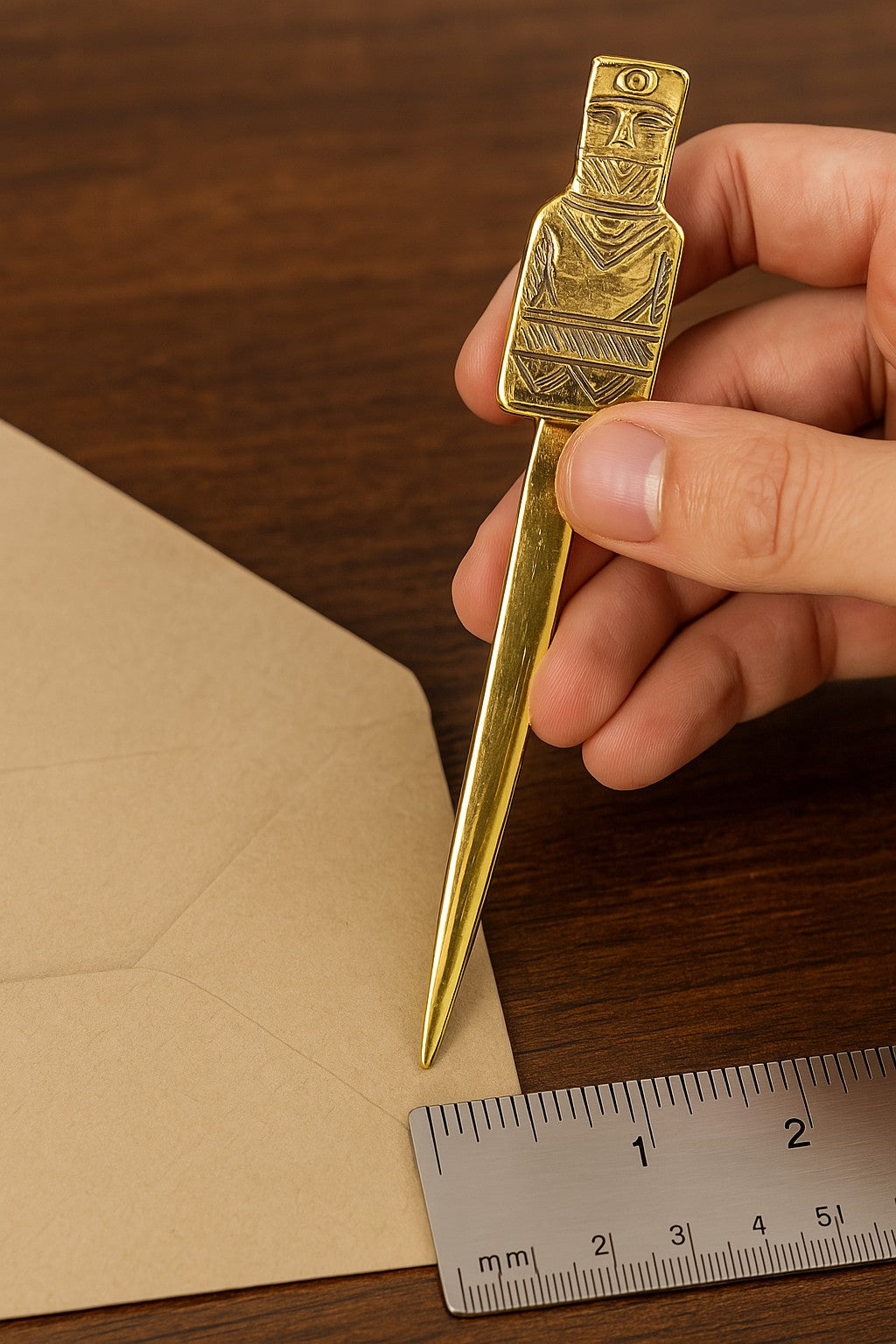 Plank-Shaped Figurine Paper Cutter
