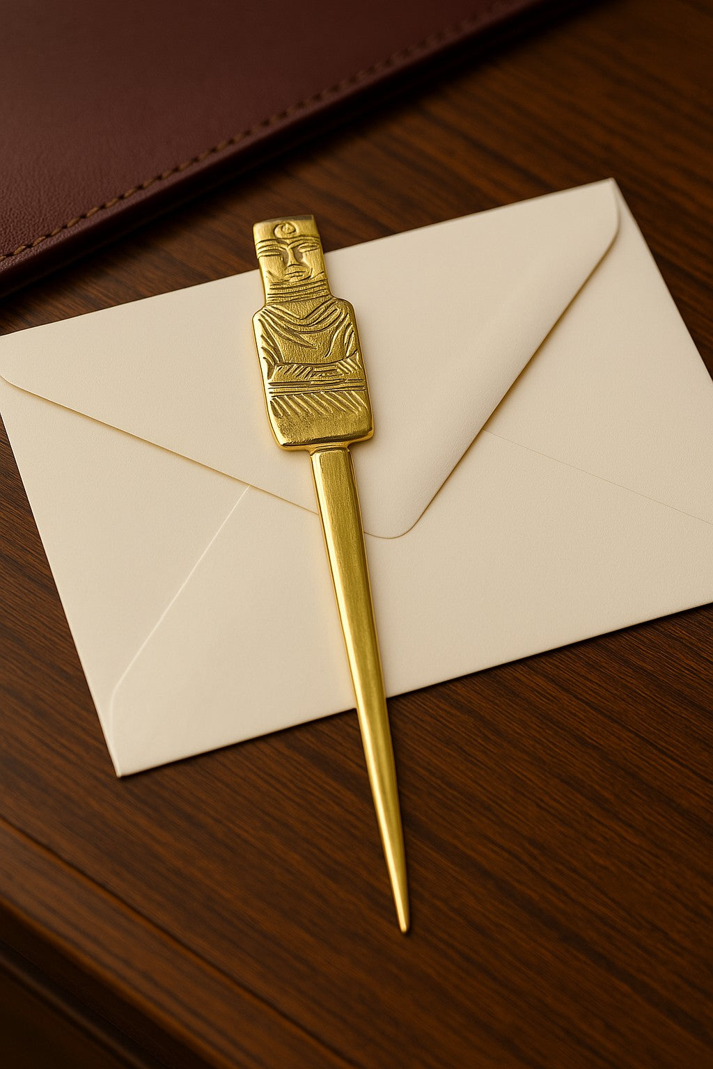 Plank-Shaped Figurine Paper Cutter