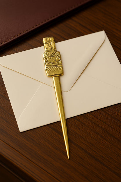 Plank-Shaped Figurine Paper Cutter