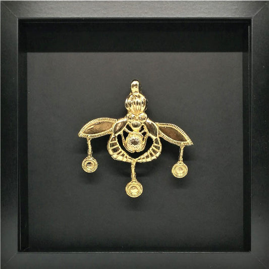 Bees of Malia-Gold-plated 24K copper relief