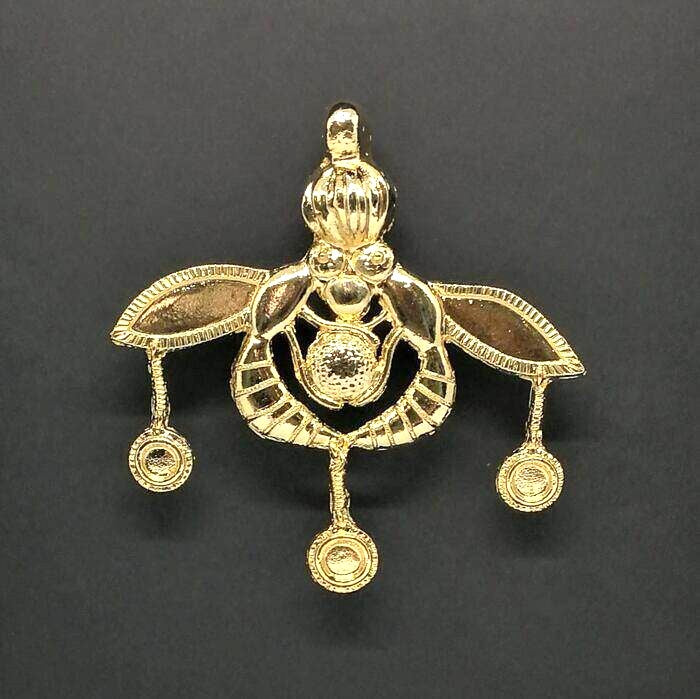 Bees of Malia-Gold-plated 24K copper relief